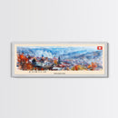 Zugdidi Georgia Travel Print Wall Art, Panoramic City Art, Travel Art, Wall Decor, Vacation Gift, Framed Canvas Print Or Metal Art
