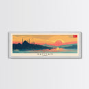 Batman TurkeyPanoramic Travel Poster, Framed Canvas Print or Metal Wall Art, Travel Art, Home Decor, Panoramic Painting, Midcentury Art
