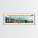 Bursa Turkey Travel Print Wall Art, Panoramic City Art, Travel Art, Wall Decor, Vacation Gift, Framed Canvas Print Or Metal Art