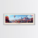 Bytom Poland Panoramic Travel Poster, Framed Canvas Print or Metal Wall Art, Travel Art, Home Decor, Panoramic Painting, Midcentury Art