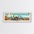 Essen Germany Travel Print Wall Art, Panoramic City Art, Travel Art, Wall Decor, Vacation Gift, Framed Canvas Print Or Metal Art