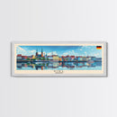 Kielce Poland Wall Art, Panoramic Travel Poster, Panoramic Framed Canvas Print, City Wall Art, Wall Hanging Home Decor, Travel Art