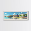 Lipetsk Russia Wall Art, Panoramic Travel Poster, Panoramic Framed Canvas Print, City Wall Art, Wall Hanging Home Decor, Travel Art