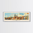 Logrońo Spain Travel Art, City Art, Framed Canvas Print or Metal Wall Art, Europe Travel Poster, Panoramic Wall Art, Extra Wide Wall Art