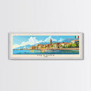 Messina Italy Travel Print Wall Art, Panoramic City Art, Travel Art, Wall Decor, Vacation Gift, Framed Canvas Print Or Metal Art