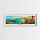 Nice France Travel Art, City Art, Framed Canvas Print or Metal Wall Art, Europe Travel Poster, Panoramic Wall Art, Extra Wide Wall Art