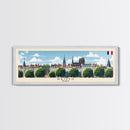 Reims France Travel Art, City Art, Framed Canvas Print or Metal Wall Art, Europe Travel Poster, Panoramic Wall Art, Extra Wide Wall Art