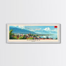 Shkodr Albania Travel Print Wall Art, Panoramic City Art, Travel Art, Wall Decor, Vacation Gift, Framed Canvas Print Or Metal Art