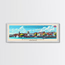 Southampton United Kingdom Wall Art, Panoramic Travel Poster, Panoramic Framed Canvas Print, City Wall Art, Wall Hanging Home Decor, Travel Art