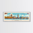Westminster United Kingdom Wall Art, Panoramic Travel Poster, Panoramic Framed Canvas Print, City Wall Art, Wall Hanging Home Decor, Travel Art