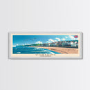 Worthing United Kingdom Wall Art, Panoramic Travel Poster, Panoramic Framed Canvas Print, City Wall Art, Wall Hanging Home Decor, Travel Art