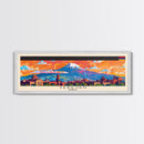 Yerevan Armenia Travel Art, City Art, Framed Canvas Print or Metal Wall Art, Europe Travel Poster, Panoramic Wall Art, Extra Wide Wall Art