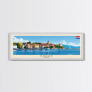 Zadar Croatia Travel Print Wall Art, Panoramic City Art, Travel Art, Wall Decor, Vacation Gift, Framed Canvas Print Or Metal Art
