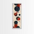 Retro Art Deco Geometric Patterns Wall Art Framed Canvas Print, Scifi / Science Fiction Decor