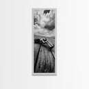 Revolver Gun Art, Canvas Print, moody art, western decor, rustic wall art, cowboy aesthetic, dark romance painting, unique gift idea