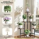 GobekUsa 6-tier Corner Plant Stand - Space-saving Display Shelf