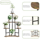 GobekUsa 6-tier Corner Plant Stand - Space-saving Display Shelf