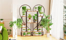 GobekUsa 6-Tier Half Heart Metal Plant Stand