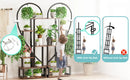 GobekUsa 6-Tier Heart Shaped Plant Display Stand
