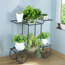 GobekUsa 6-Tier Metal Plant Stand for Indoor & Outdoor Plants