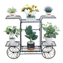 GobekUsa 6-Tier Metal Plant Stand for Indoor & Outdoor Plants