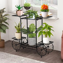 GobekUsa 6-Tier Metal Plant Stand for Indoor & Outdoor Plants