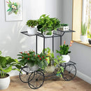 GobekUsa 6-Tier Metal Plant Stand for Indoor & Outdoor Plants
