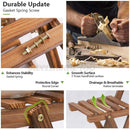 GobekUsa 6-Tier Wooden Plant Stand for Indoor/Outdoor use