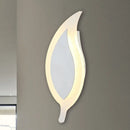 GobekUsa 6" Wide Simple Acrylic LED Wall Lamp - Warm/White Light Sconce Fixture