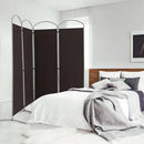 6.2Ft Folding 4-Panel Room Divider for Home Office Living Room by DirectDeals