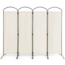 6.2Ft Folding 4-Panel Room Divider for Home Office Living Room by DirectDeals