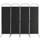 6.2Ft Folding 4-Panel Room Divider for Home Office Living Room by DirectDeals