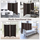 6.2Ft Folding 4-Panel Room Divider for Home Office Living Room by LJGDeals