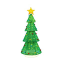 6.2 Feet Collapsible Christmas Tree with 200 Built-in LED Lights and Top Star Decoration by LJGDeals