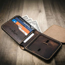 Badge Bifold Wallet by Bull Sheath Leather