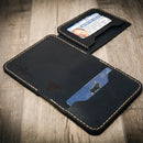Minimalist Badge Wallet by Bull Sheath Leather