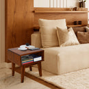 Serena Solid Wood Nightstand by Megsu