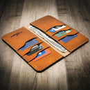 The Houstonian Long Wallet by Bull Sheath Leather