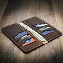 The Houstonian Long Wallet by Bull Sheath Leather