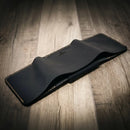 Badge Trifold Wallet - Black