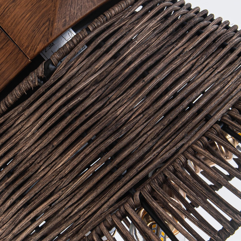 60" Farmhouse Downrod Mount Reversible Ceiling Fan with Lighting and Remote Control