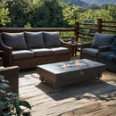 Alora Premium 60-Inch Rectangular Outdoor Modern Propane Fire Pit Table With Rain Cover (SAK91273)