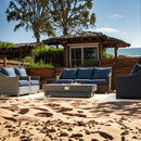 Alora Premium 60-Inch Rectangular Outdoor Modern Propane Fire Pit Table With Rain Cover (SAK91273)