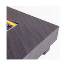 Alora Premium 60-Inch Rectangular Outdoor Modern Propane Fire Pit Table With Rain Cover (SAK91273)