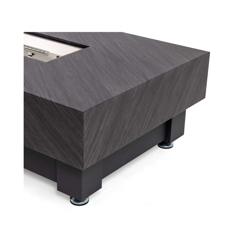 Alora Premium 60-Inch Rectangular Outdoor Modern Propane Fire Pit Table With Rain Cover (SAK91273)