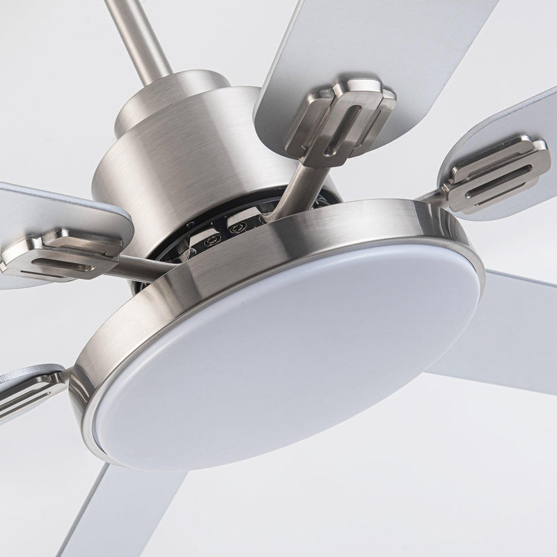 60" Lucknow Modern Ceiling Fan with Lighting and Remote Control
