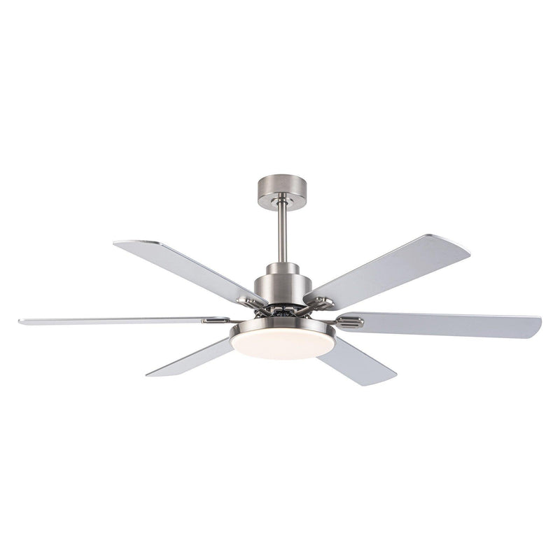 60" Lucknow Modern Ceiling Fan with Lighting and Remote Control