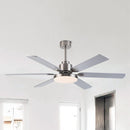 60" Lucknow Modern Ceiling Fan with Lighting and Remote Control