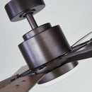 60" Oretha Windmill 8 Blade Led Indoor Oil Rubbed Bronze Ceiling Fan with Remote And Light Kit Included by ParrotUncle