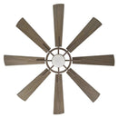 60" Oretha Windmill 8 Blade Led Indoor Oil Rubbed Bronze Ceiling Fan with Remote And Light Kit Included by ParrotUncle